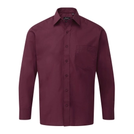 Men's Long Sleeve Poplin Shirt