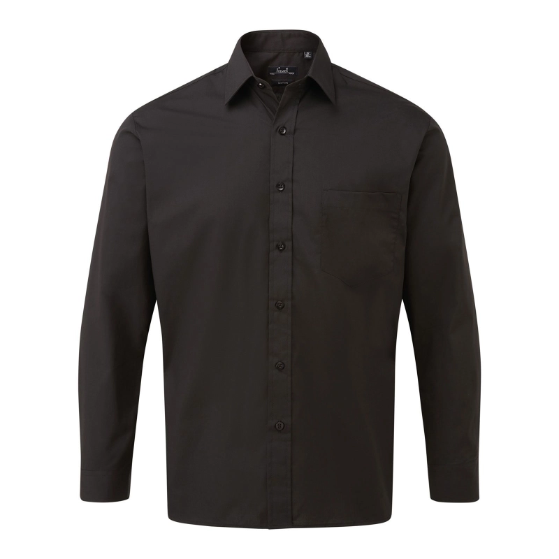 Chemise Popeline Manches Longues