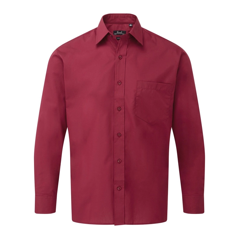 Chemise Popeline Manches Longues