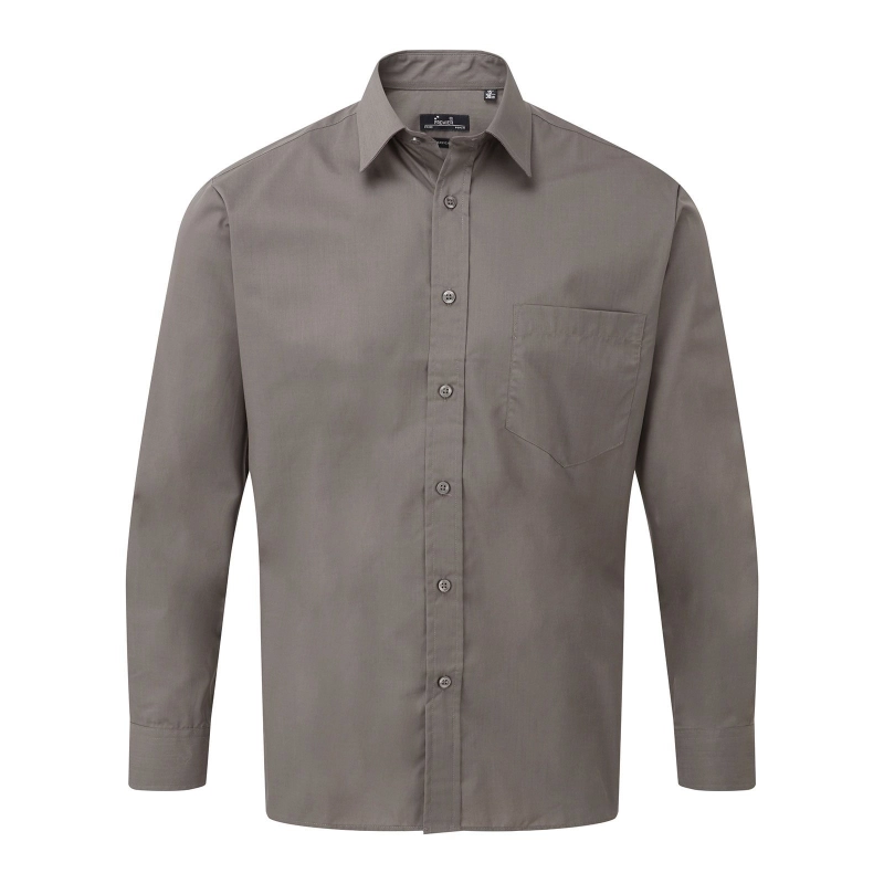 Chemise Popeline Manches Longues