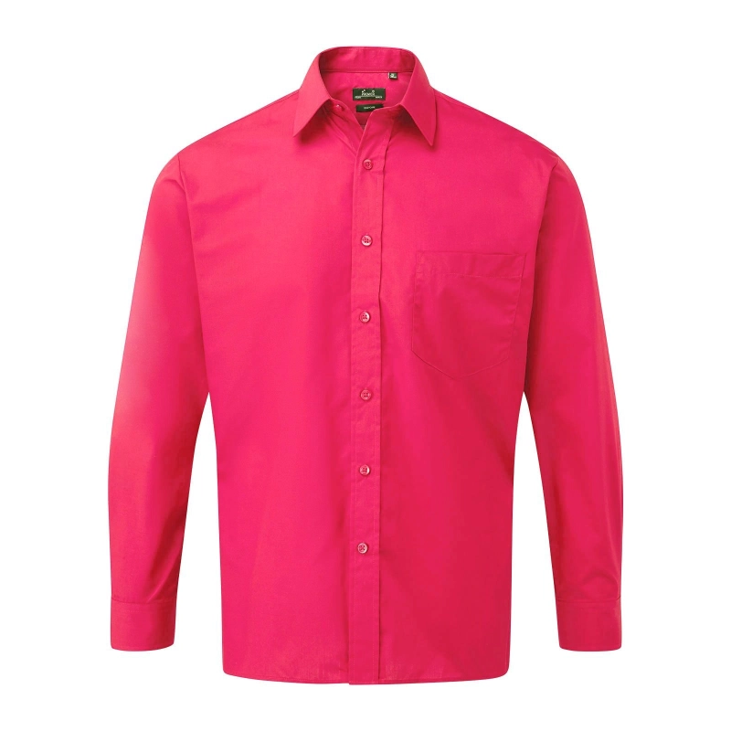 Men's Long Sleeve Poplin Shirt
