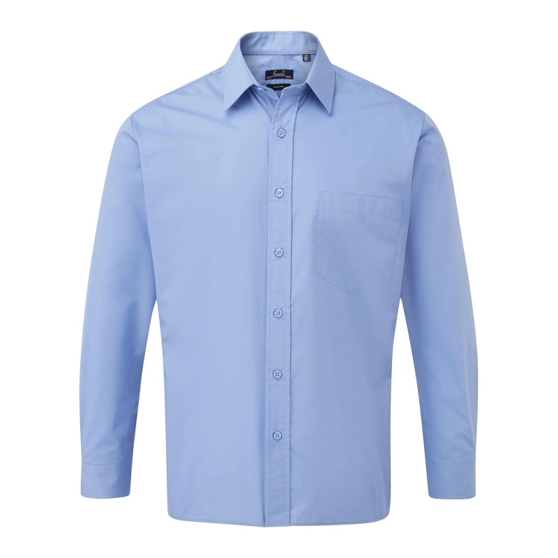 Chemise Popeline Manches Longues