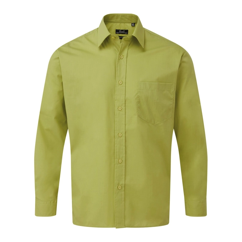 Men's Long Sleeve Poplin Shirt