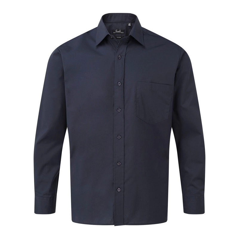 Chemise Popeline Manches Longues