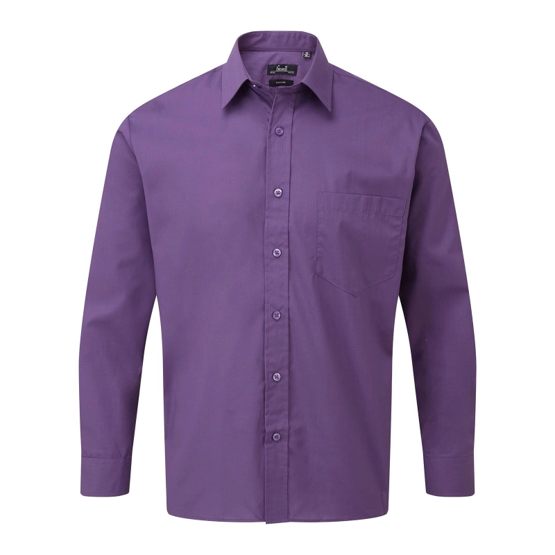 Chemise Popeline Manches Longues
