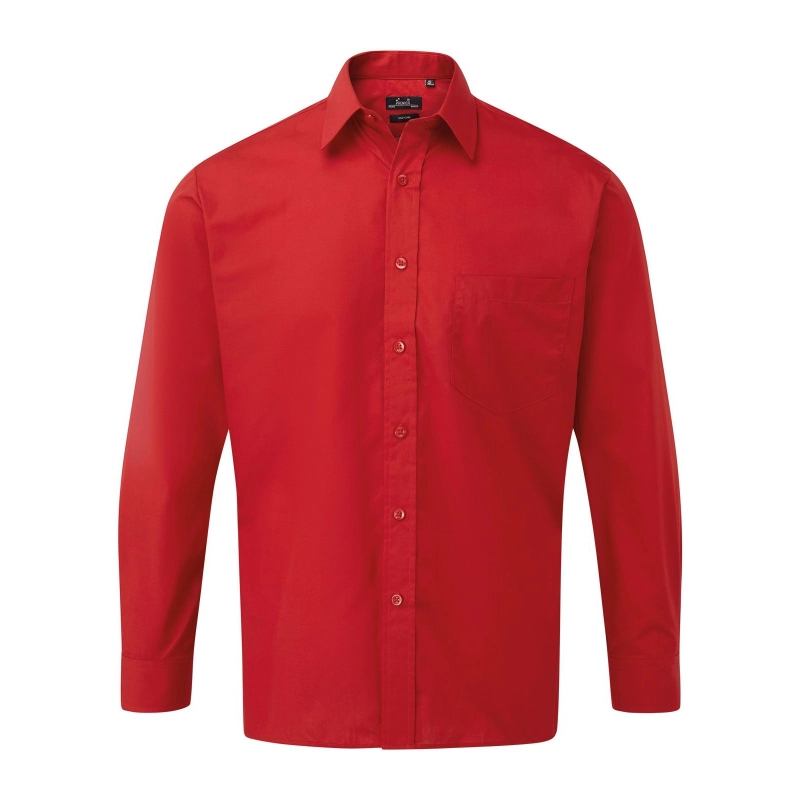 Chemise Popeline Manches Longues