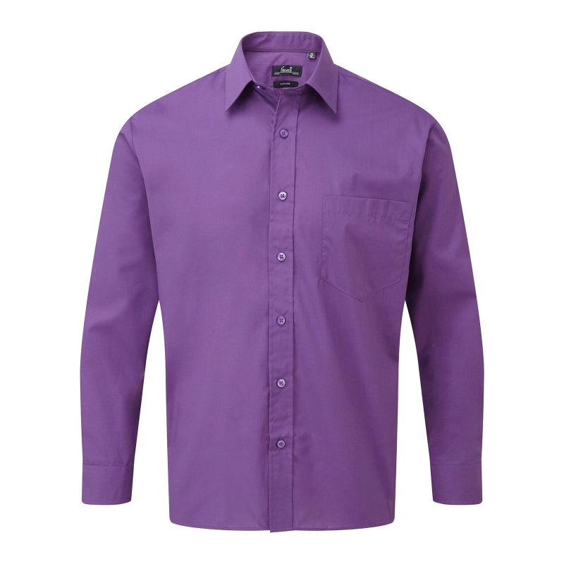 Chemise Popeline Manches Longues