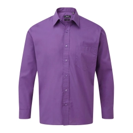 Chemise Popeline Manches Longues