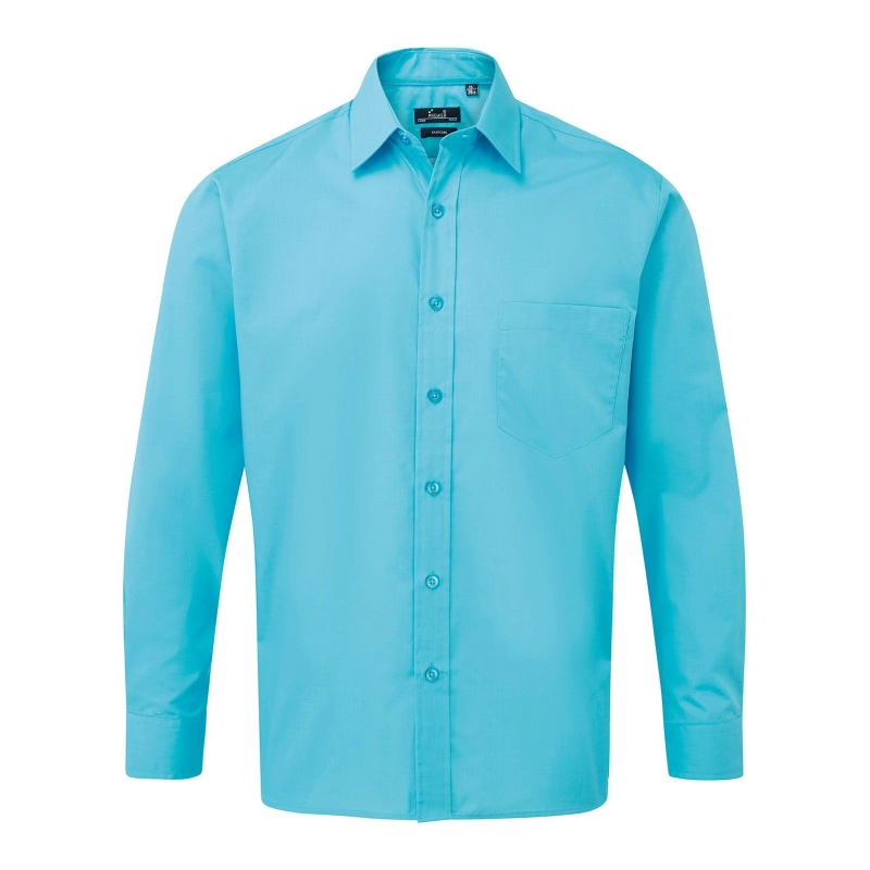 Men's Long Sleeve Poplin Shirt