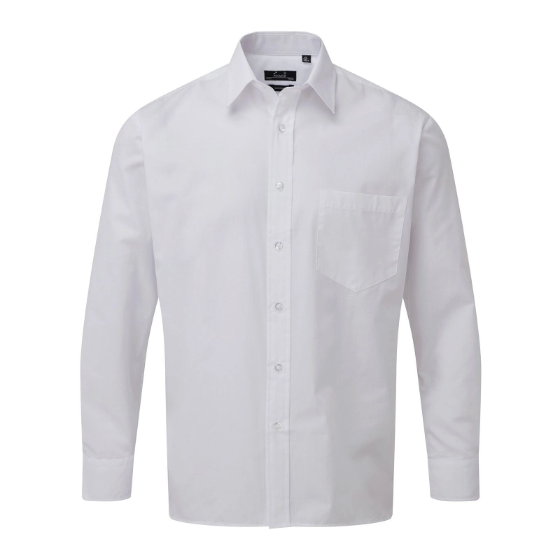 Chemise Popeline Manches Longues