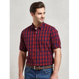 Men's LSL 'Mulligan' Check Cotton Bar Shirt