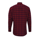 Chemise m.l. à carreaux en coton "Mulligan" homme