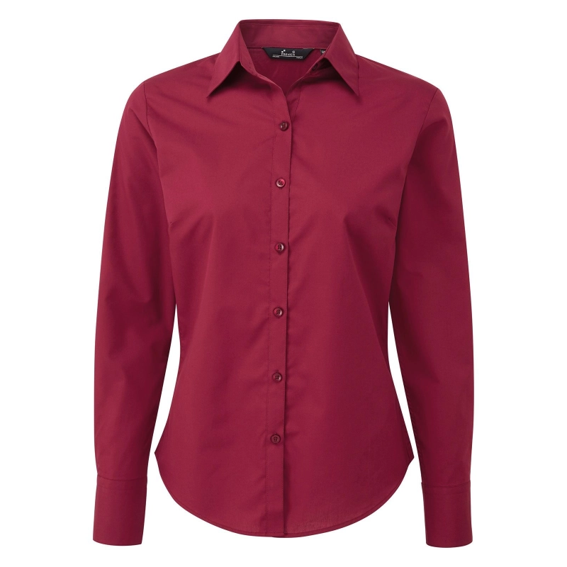 Poplin Long Sleeve Blouse