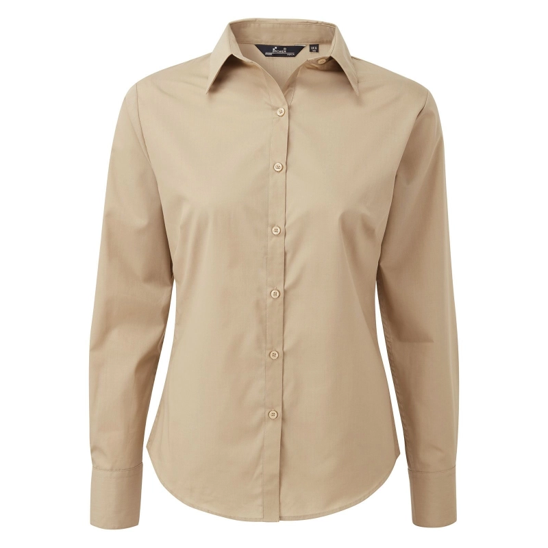 Poplin Long Sleeve Blouse