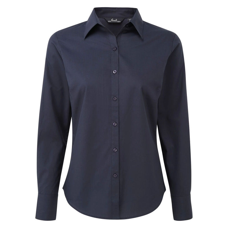 Poplin Long Sleeve Blouse