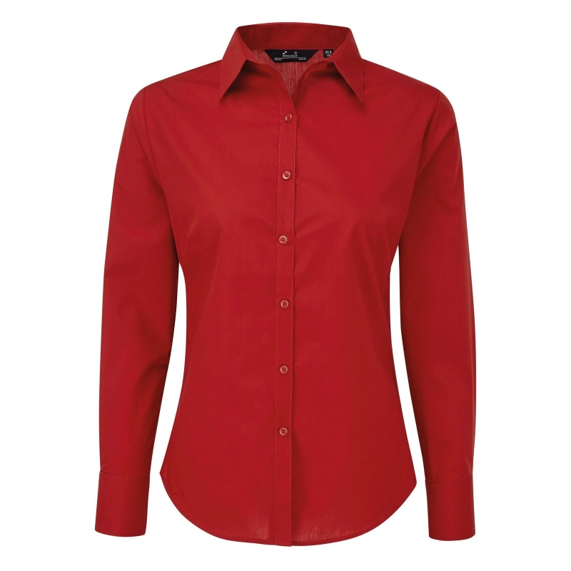 Poplin Long Sleeve Blouse