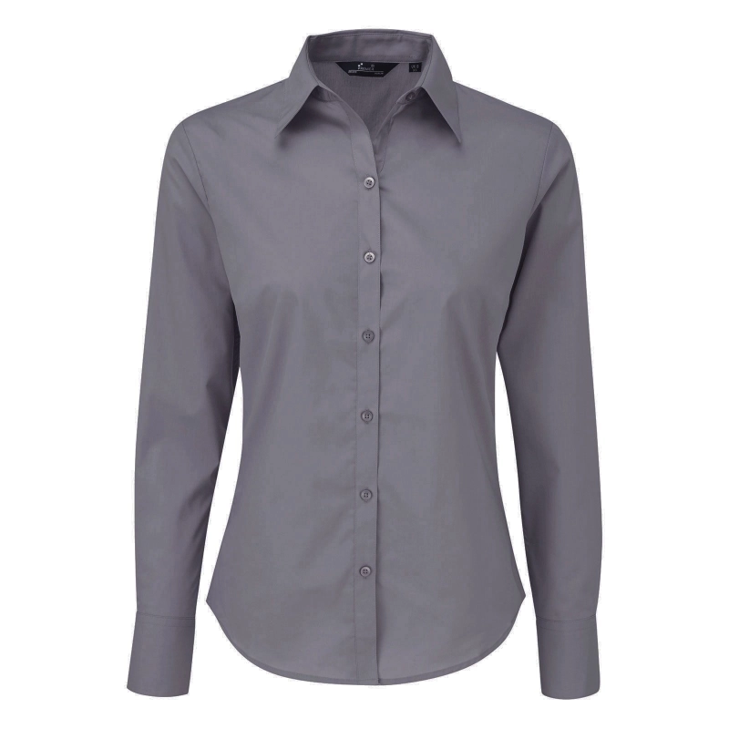 Poplin Long Sleeve Blouse