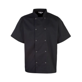 Veste de Chef manches courtes avec boutons