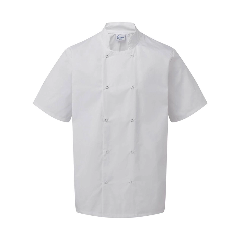 Veste de Chef manches courtes avec boutons