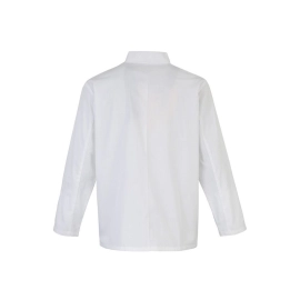 Veste de Chef à manches longues à devant pressioné