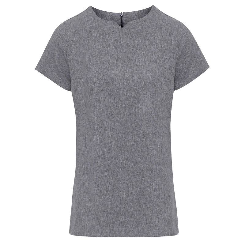 "Viola" Linen Look Cut Neck Beauty Tunic