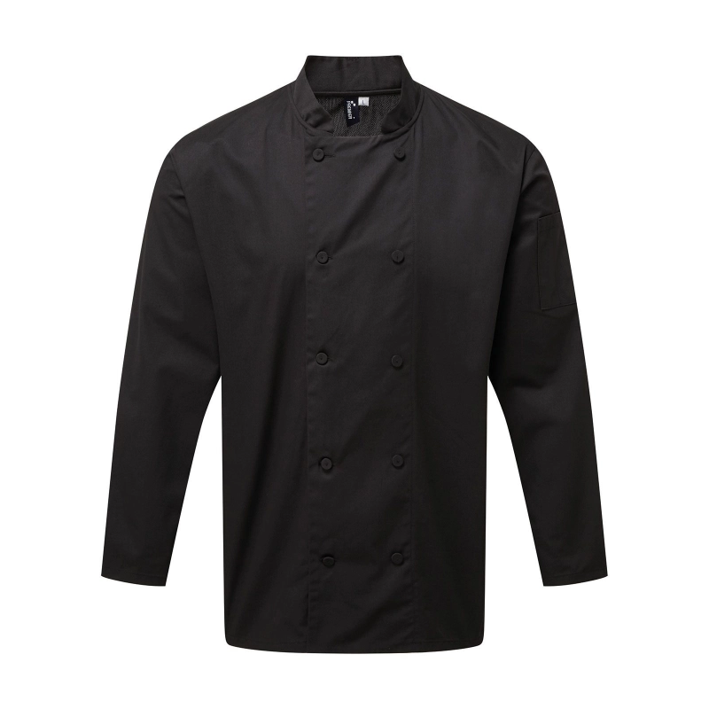 Chef's LS Coolchecker Jacket With Mesh Back Panel ack Panel