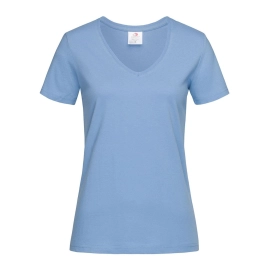 T-shirt V femme