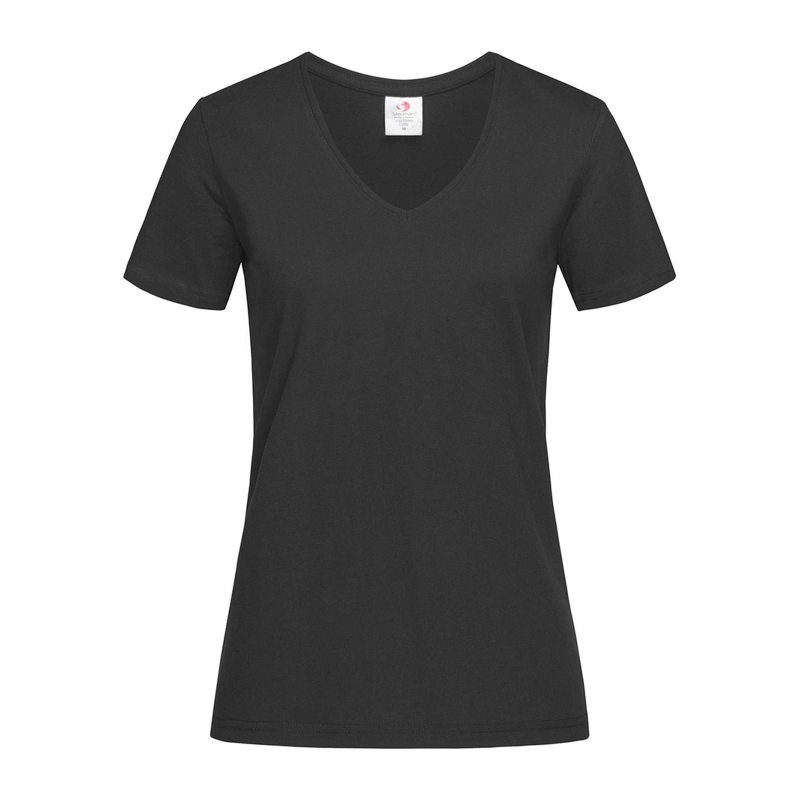 T-shirt V femme