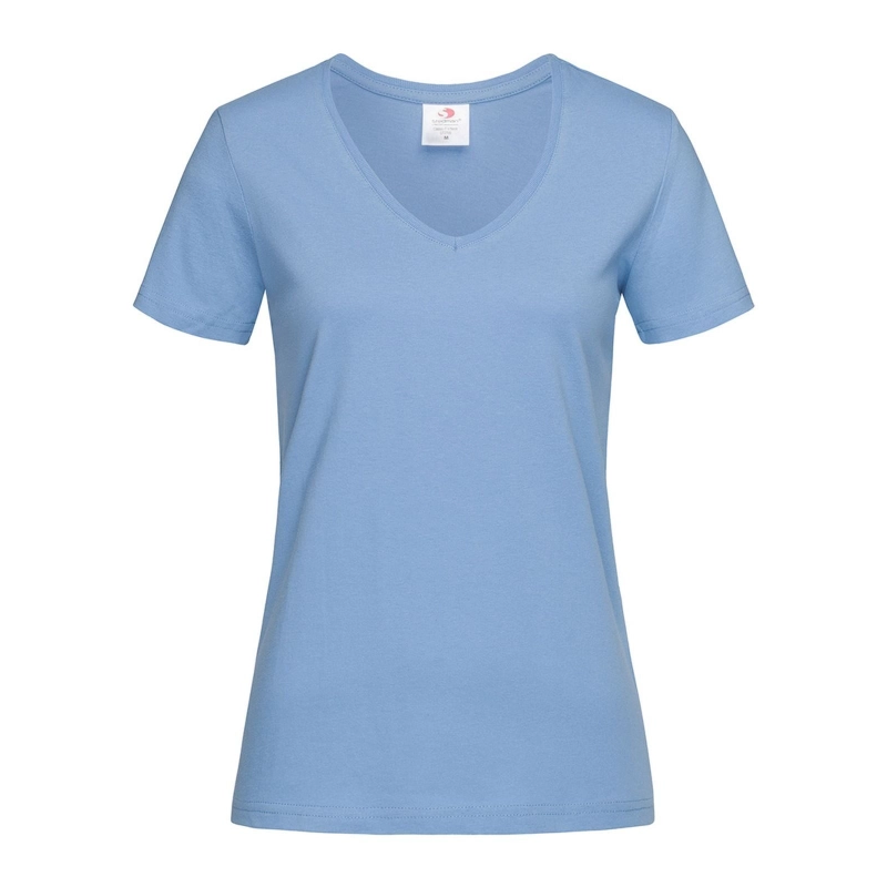 T-shirt V femme