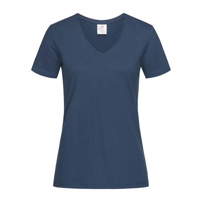 T-shirt V femme