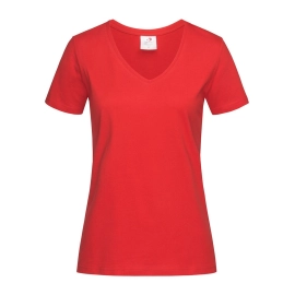 T-shirt V femme