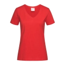 T-shirt V femme