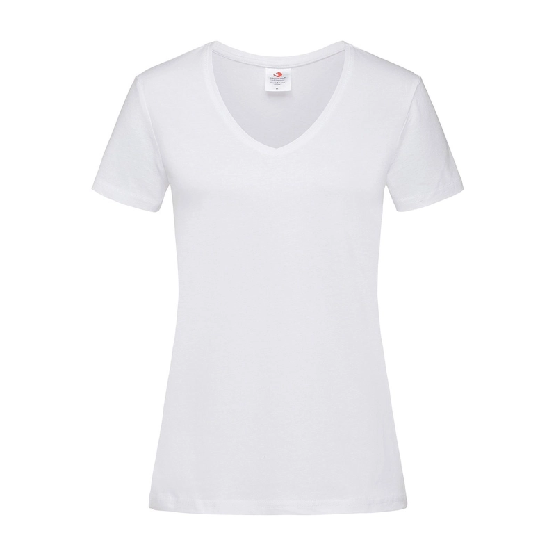 T-shirt V femme