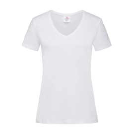 T-shirt V femme