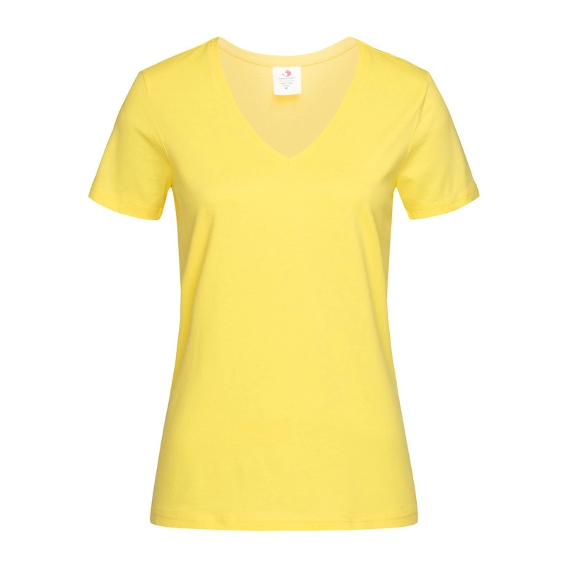 T-shirt V femme