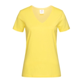 T-shirt V femme