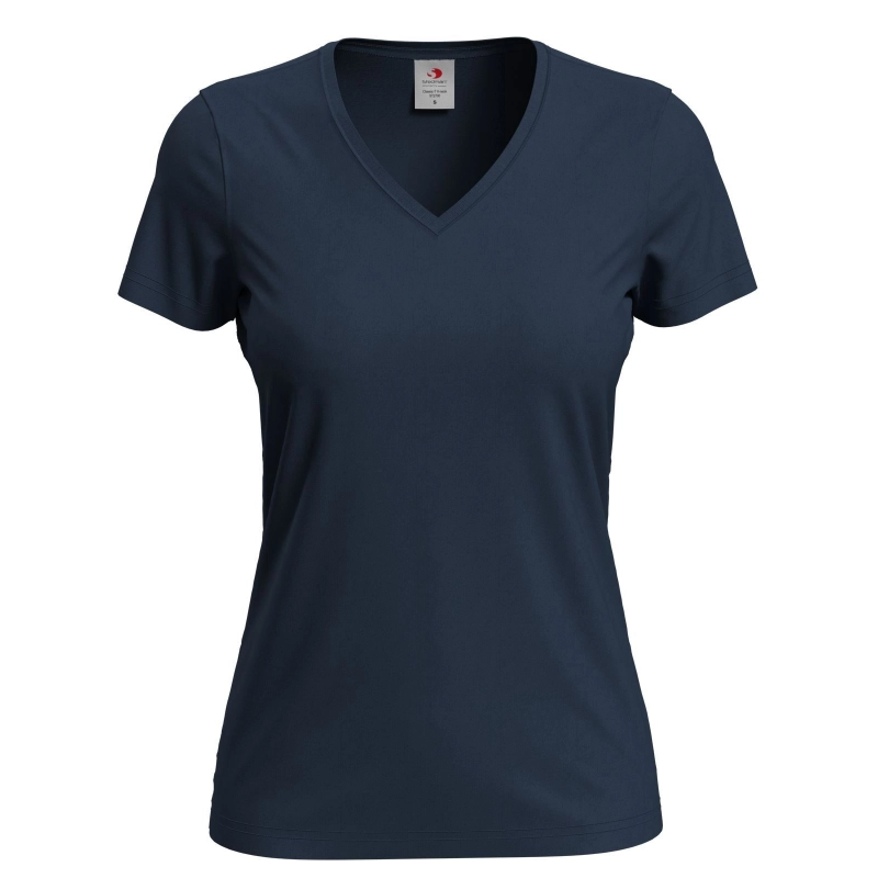 T-shirt V femme