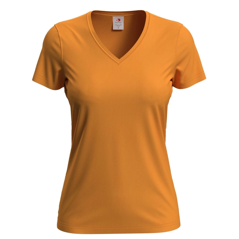 T-shirt V femme