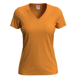 T-shirt V femme