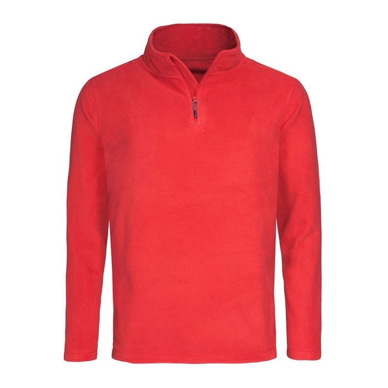 Pull-over polaire quart-zip pour hommes
