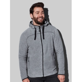 Veste polaire à capuche pour hommes