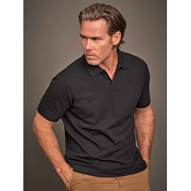 Luxury Stretch V-Neck Polo