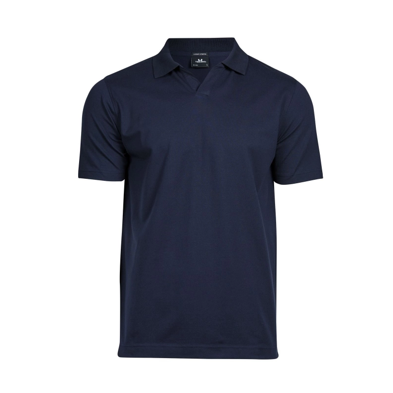 Luxury Stretch V-Neck Polo