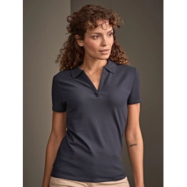 Luxury Stretch V Polo Femme