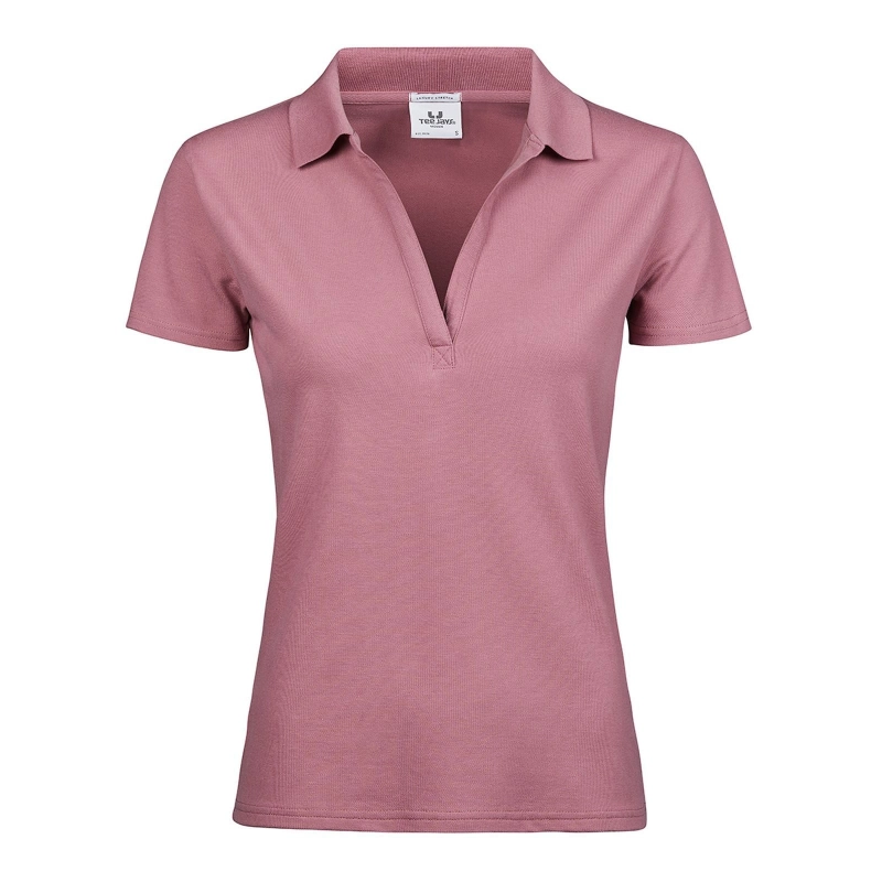 Luxury Stretch V Polo Femme