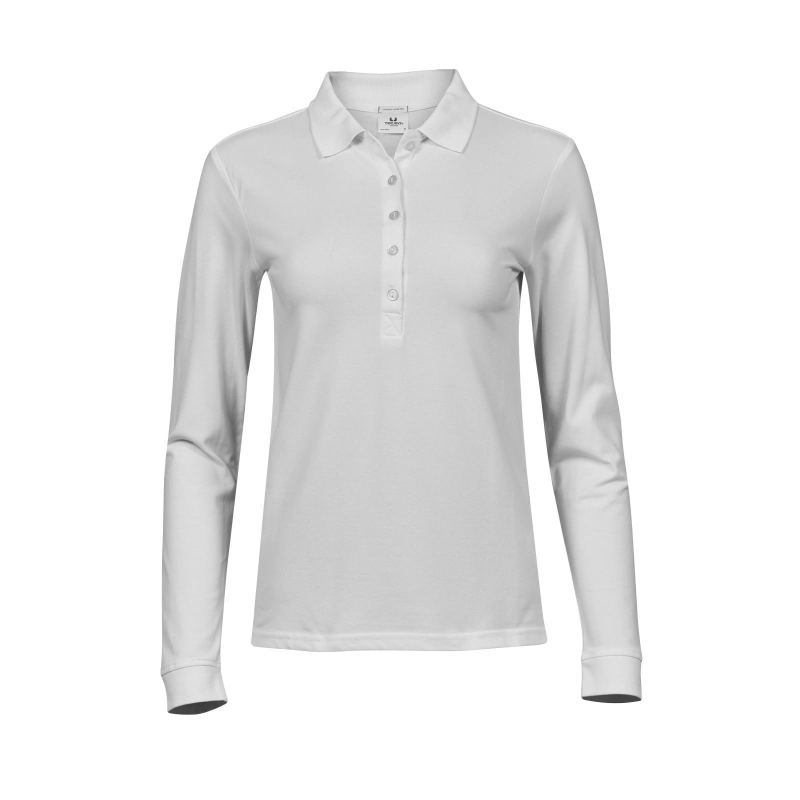 Polo Stretch manches longues femme