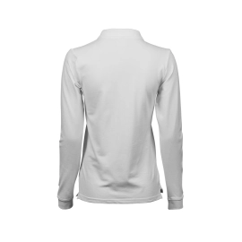 Ladies Luxury Stretch Long Sleeve Polo