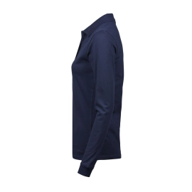 Ladies Luxury Stretch Long Sleeve Polo