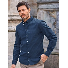 Chemise Casual En Twill Pour Hommes