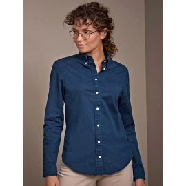 Chemise Casual En Twill Pour Femmes